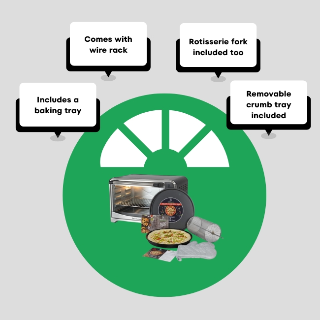 Brilliance Ultimate Air Frying Oven BGO - 3100 - Image 3